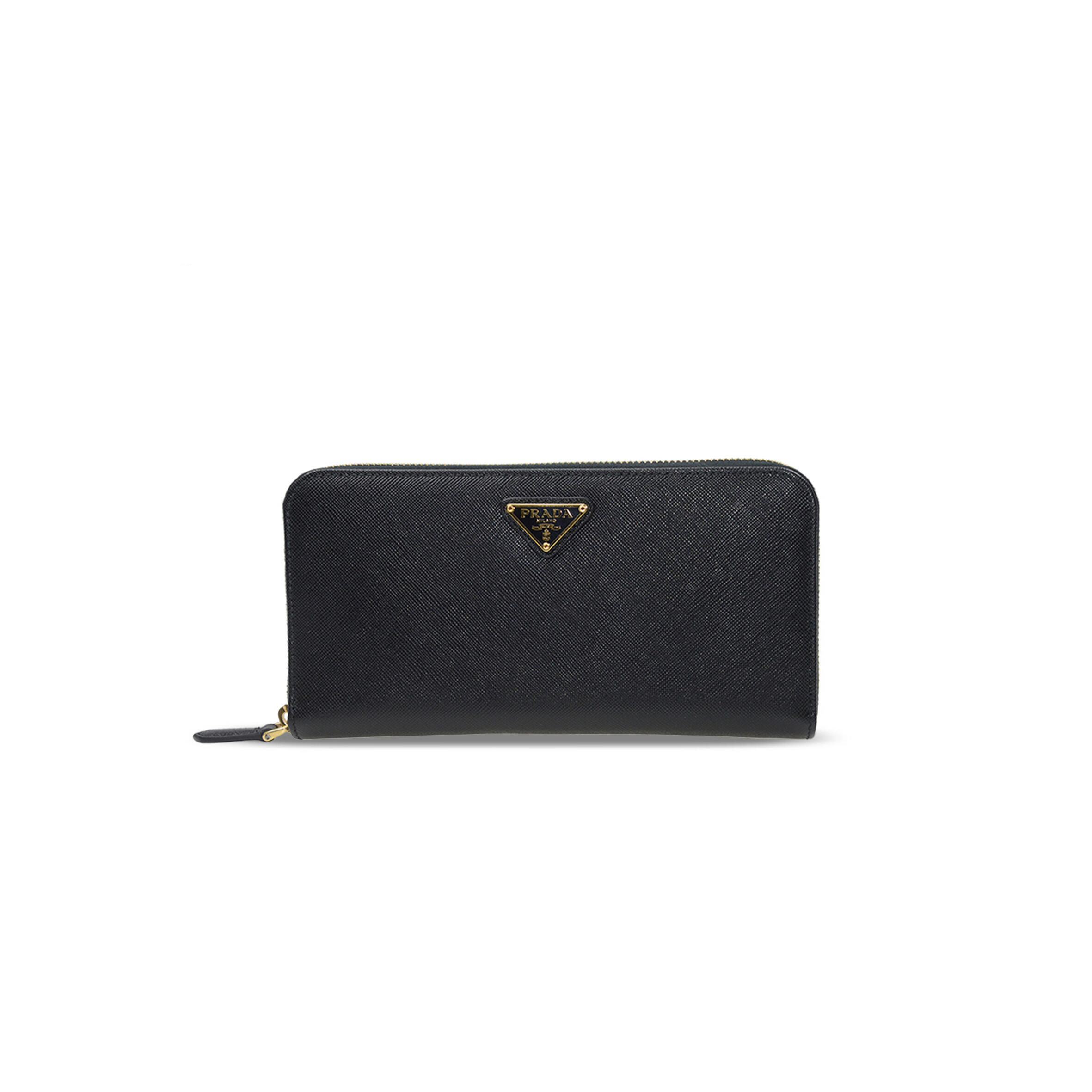 Pra*a leather zip wallet 1m0506 (19*11*2cm)